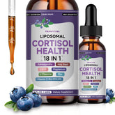 Trawecual liposomal cortisol bottle showing stress balance support