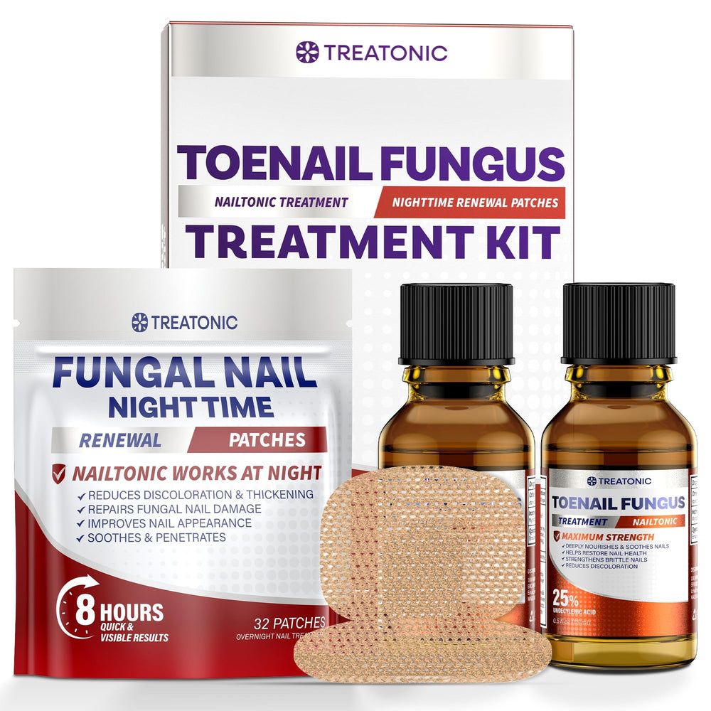 Treatonic nail fungus kit bottle with easy daily application