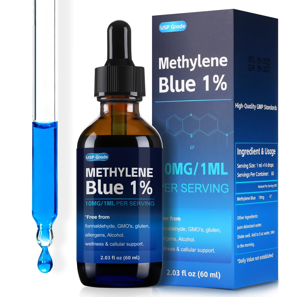 Trihood Methylene Blue bottle 1% ultra-pure solution ideal for research use
