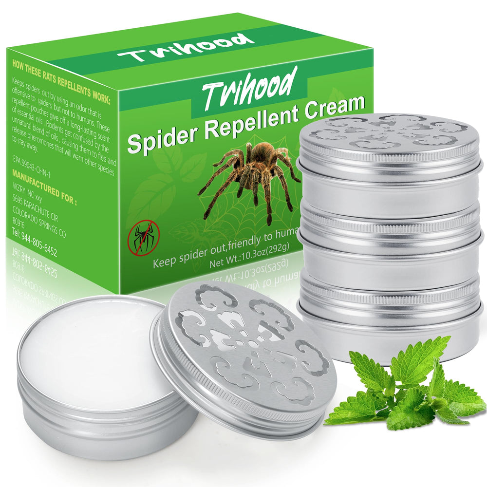 Trihood peppermint oil spider repellent bottle for long-lasting indoor-outdoor protection