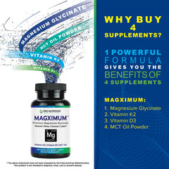 Close-up of MagXimum capsules showing the veggie capsule design.