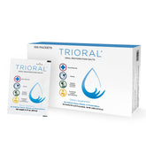 TRIORAL rehydration packet ready to mix for on-the-go hydration after workouts.