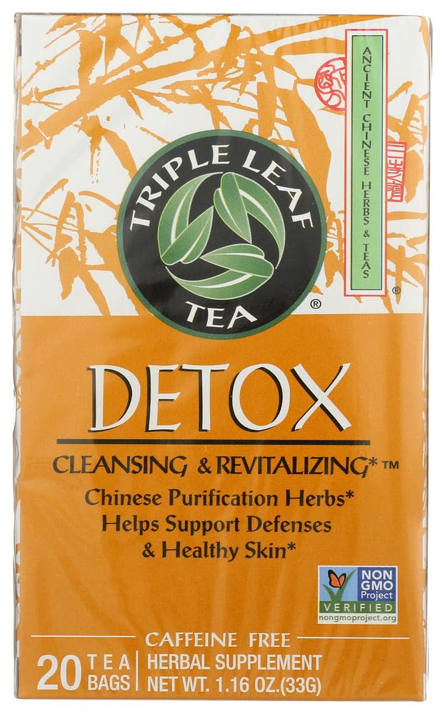 Triple Leaf Tea detox tea pack-2 in a box for a daily tea ritual