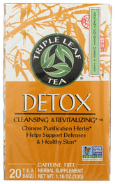 Triple Leaf Tea detox tea pack-2 in a box for a daily tea ritual
