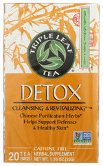 Triple Leaf Tea detox tea pack-2 in a box for a daily tea ritual
