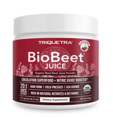 Triquetra Health BioBeet bottle with organic black cherry flavor for daily support