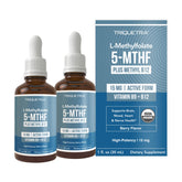 Triquetra Health L Methyl Folate bottle with berry flavor and professional strength for daily use
