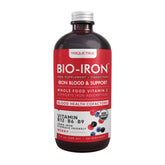 Triquetra Health Liquid Iron bottle with organic berry formula for easy daily iron support