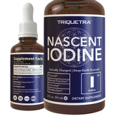 Triquetra Health Nascent Iodine bottle on a clean surface for daily thyroid support
