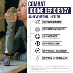 Vegan Nascent Iodine label highlighting GMO-free formula