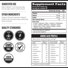 Triquetra Health Plant Aminos scoop for easy daily serving of amino acids.