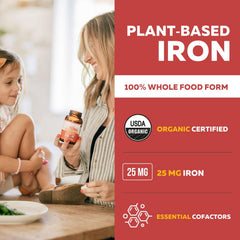 Triquetra Health plant-based iron capsules with absorption cofactors