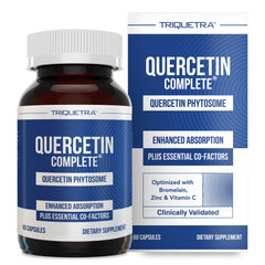 Triquetra Health Quercetin Complete bottle with capsules for daily wellness