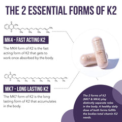 Triquetra Health Total K2 label with USDA Organic certification and vegan formula