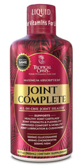 Tropical Oasis Joint Complete bottle shown for easy daily dosing