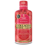 Tropical Oasis Liquid Collagen Glow bottle highlighting 5000mg VERISOL for radiant skin