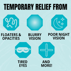 Close-up of TRP Natural Eyes tablets for gentle relief