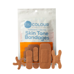 Tru-Colour Skin Tone Bandages fingertip close-up for discreet protection and precise coverage