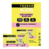 TRUBAR Kids Protein Bars Iced Oatmeal Blast packaging on display, convenient school snack