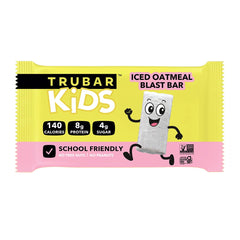 Soft and chewy texture of TRUBAR Iced Oatmeal Blast bar