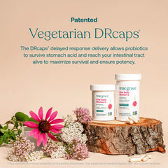 DR caps protecting probiotic cultures in True Grace capsules
