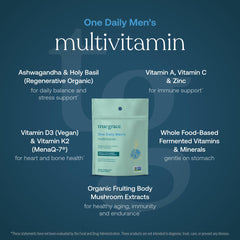 True Grace fermented minerals tablets closeup emphasizing chelated minerals for absorption