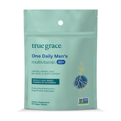 True Grace men's 40+ multivitamin bottle for daily wellness