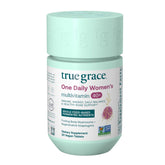 True Grace One Daily bottle front view highlighting sustainable packaging for daily wellness