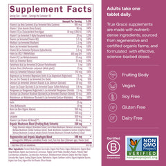 True Grace One Daily tablets closeup highlighting nutrient-dense formulation for daily nourishment.