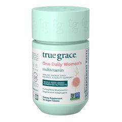 True Grace One Daily bottle front showing premium multivitamin for daily wellness.