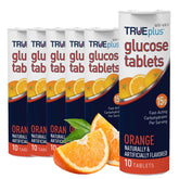 TRUEplus Glucose Orange tubes front view for fast, on-the-go energy.