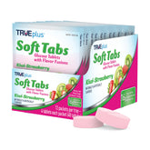 TRUEplus Soft Tabs Glucose Tablets kiwi-strawberry flavor blister pack for quick energy