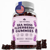TrueSeaMoss Sea Moss Gummies bottle front view highlighting the fruity, immune-supporting chewies.