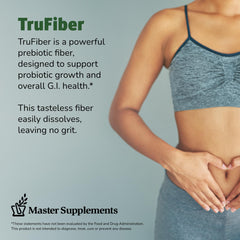 TruFiber powder blends into smoothies for convenient fiber support.