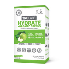 TRULABS Hydrate Green Apple sachet for quick on-the-go hydration with electrolyte balance.
