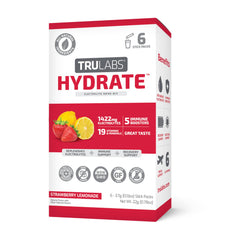 TRULABS Hydrate strawberry lemonade stick-pack ready for on-the-go hydration