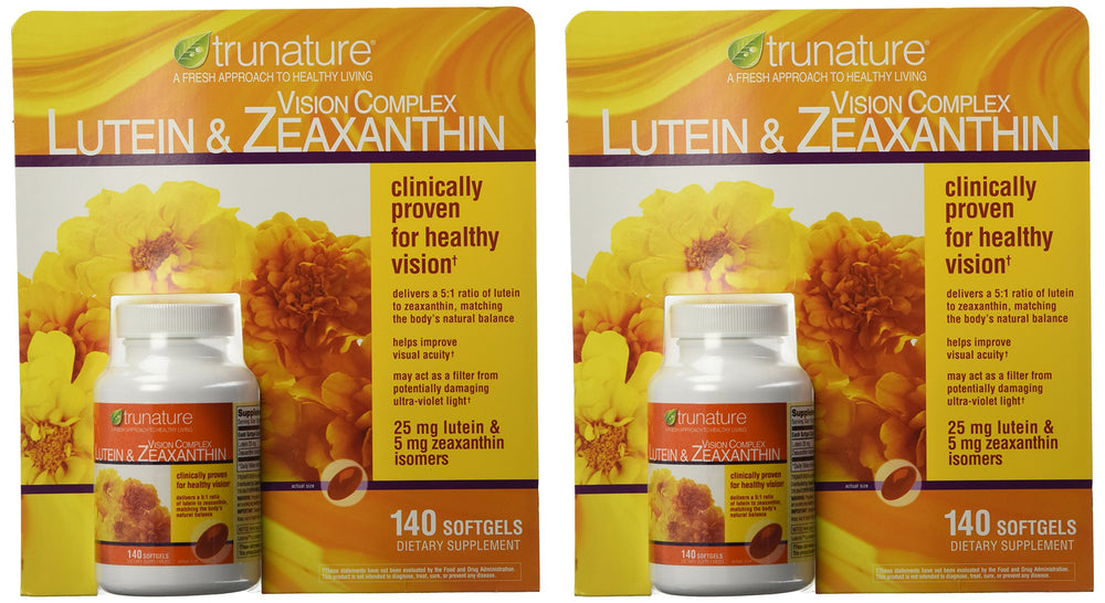 TruNature Vision Complex bottle front showcases the label for daily eye support