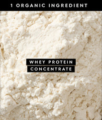 Truvani Organic Whey Protein Powder ingredients panel showing real organic ingredients