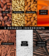 Truvani Snickerdoodle cross-section showing chewy texture and chocolate pieces.