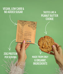 Truvani protein packaging displays USDA Organic label for clean, transparent nutrition