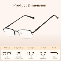 TruVision Readers 3-pack clear lenses for crisp visibility at screens and print.