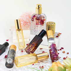 TSVATE essential oils assortment for blending your custom perfume.
