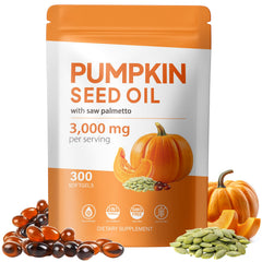 TTGUMMYAMAL pumpkin seed oil softgels bottle for daily support