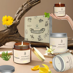 TTRWIN fir-cedar candle creates a fresh woodland-inspired atmosphere
