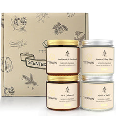 TTRWIN jasmine-ylang-ylang candle for calming ambiance in any room