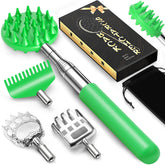 TUKUOS telescoping back scratcher pole extended for hard-to-reach spots