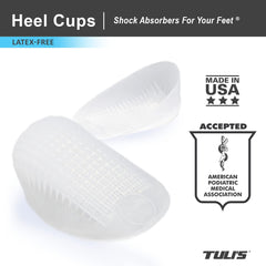 Tuli's latex-free gel delivers softer cushioning for daily wear.