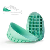 Tuli's Heavy Duty Heel Cups waffle-design provide enhanced shock absorption during walking.