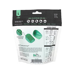 Tuli's Heel Cups in-shoe fit shown in sneakers for comfortable daily wear.