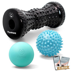 Tumaz spiky ball close-up for deep tissue massage.